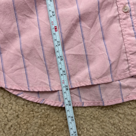 Universal Threads Pink Striped Button-Up Shirt - Picture 9 of 10